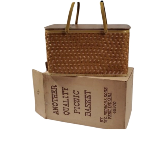 redmon Other - Vintage Redmon Peru Indiana Picnic Basket original box.